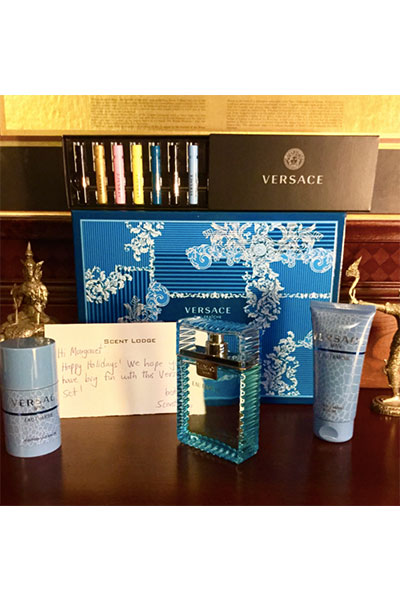 Margaret E won this special Versace fragrance set