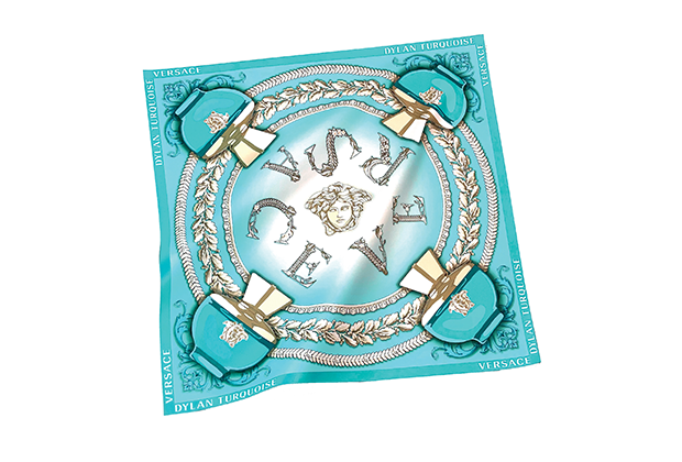 Versace Dylan Turquoise Silk Scarf GWP