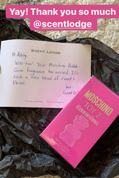 Ashley M won this adorable Moschino Toy 2 Bubble Gum fragrance