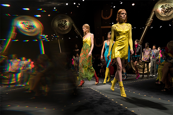 Versace runway fashion looks
