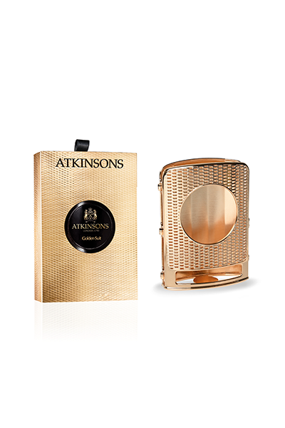 Atkinsons Golden Cage fragrance case